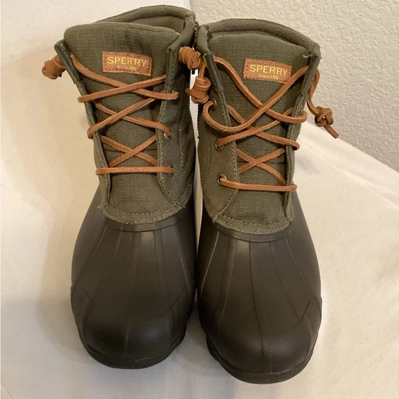 NWT SPERRY SALTWATER RAIN BOOTS SIZE 7 - Picture 2 of 7